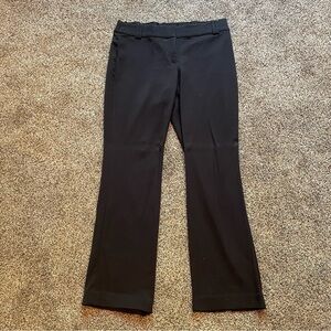 Maurices Black Slacks Work Office Dress Pants 3/4 Short